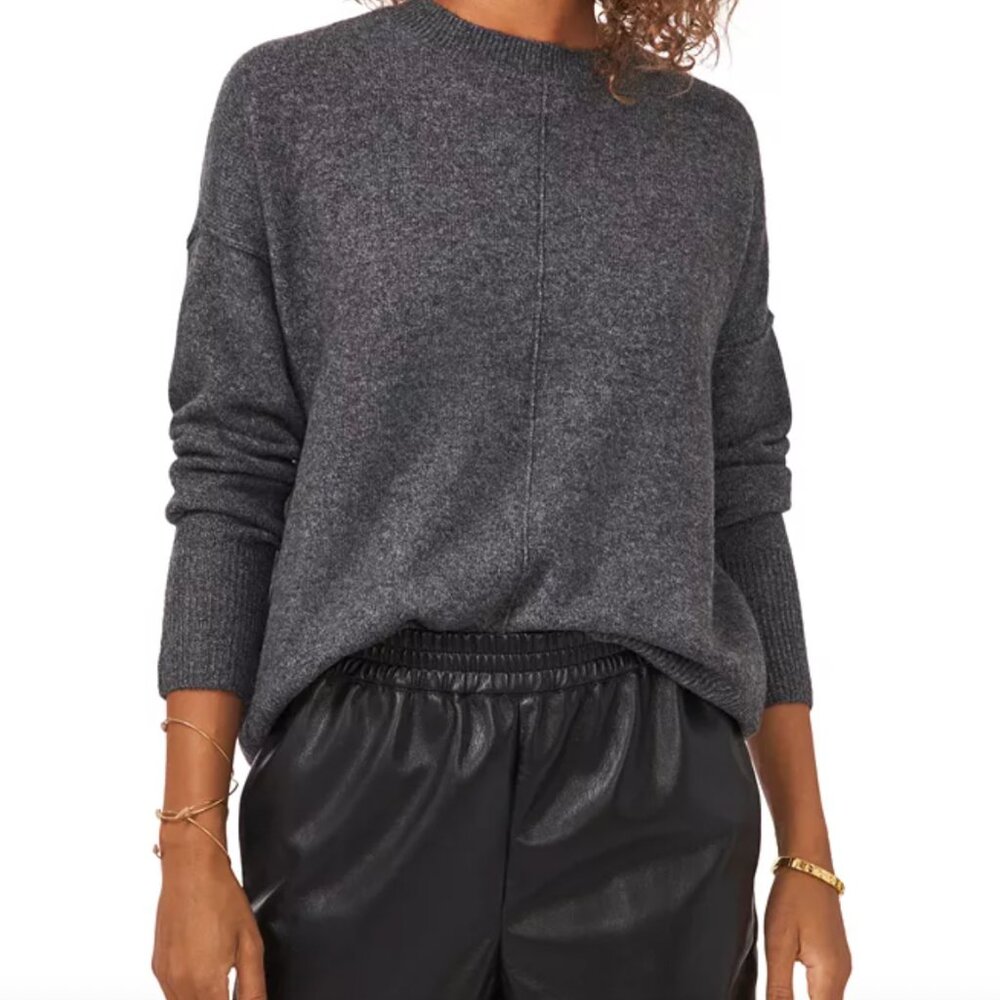 Vince Camuto Cozy Long Sleeve Extend Shoulder Sweater